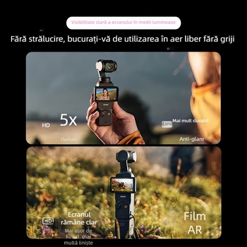 Protecție pentru obiectiv DJI Osmo Pocket 3 cu strat electroplată anti-reflex, rezistentă la zgârieturi și amprente