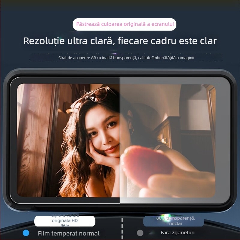 Protecție pentru obiectiv DJI Osmo Pocket 3 cu strat electroplată anti-reflex, rezistentă la zgârieturi și amprente