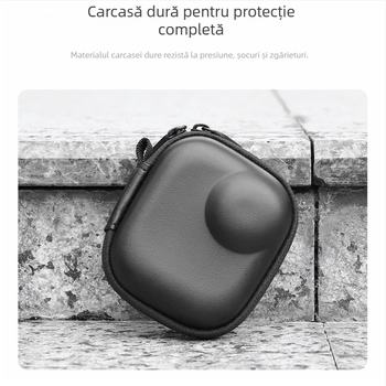 Cutie de depozit DJI Osmo Action Nano – husă rigidă impermeabilă cu material Wulong, EVA și catifea cristal, model DJI-1, capacitate 2 kg