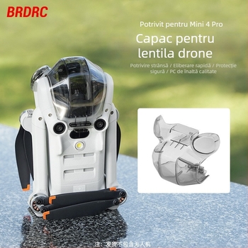 Capac de protecție a obiectivului pentru DJI Mini 4 Pro, capac de praf pentru gimbal, manșă de fixare pentru cameră — Brdrc Ew10061