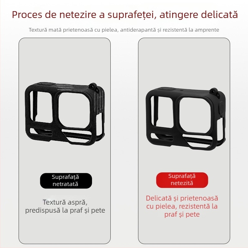 Insta360 Ace Pro 2 Capac de protecție din silicon pentru corp și accesorii pentru lentile (OEM, AC2012, Mărci private licențiate: Da)