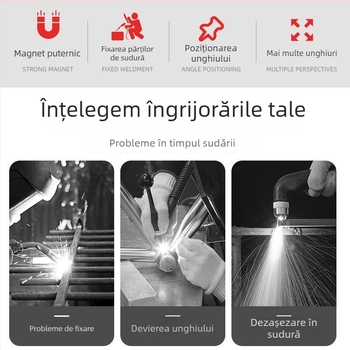 Fixator magnetic pentru sudură la unghi drept, pentru uz casnic — locator și instrument de fixare pentru sudură