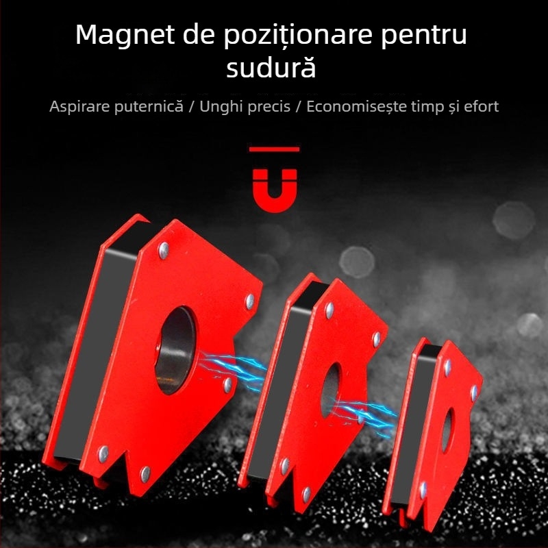 Fixator magnetic pentru sudură la unghi drept, pentru uz casnic — locator și instrument de fixare pentru sudură
