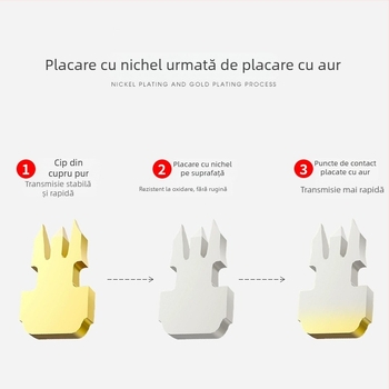 TCL PQ0101 Conector RJ45 pentru rețea, Crystal Head neizolat, Gigabit, turnare prin injecție