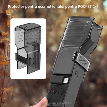 Capac de protecție pentru DJI Osmo Pocket 2 – obiectiv, ecran și gimbal (Brdrc • ABS • 22 g • 2023)