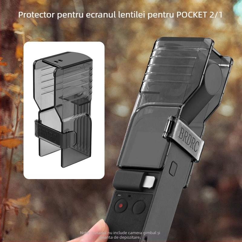 Capac de protecție pentru DJI Osmo Pocket 2 – obiectiv, ecran și gimbal (Brdrc • ABS • 22 g • 2023)