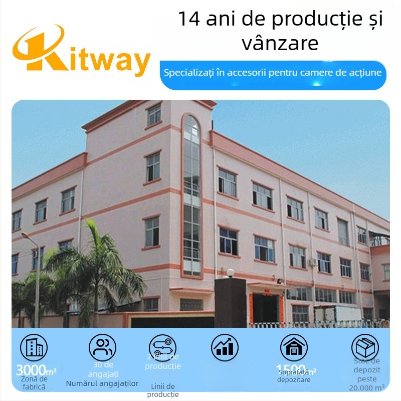 X-74-1 Mini trepied din fibră de carbon cu cap pan-tilt sferic, picioare în 3 secțiuni, include placă de eliberare rapidă