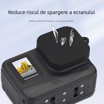 Capac de obiectiv din silicon pentru Insta360 Ace Pro/2 – protecție împotriva prafului