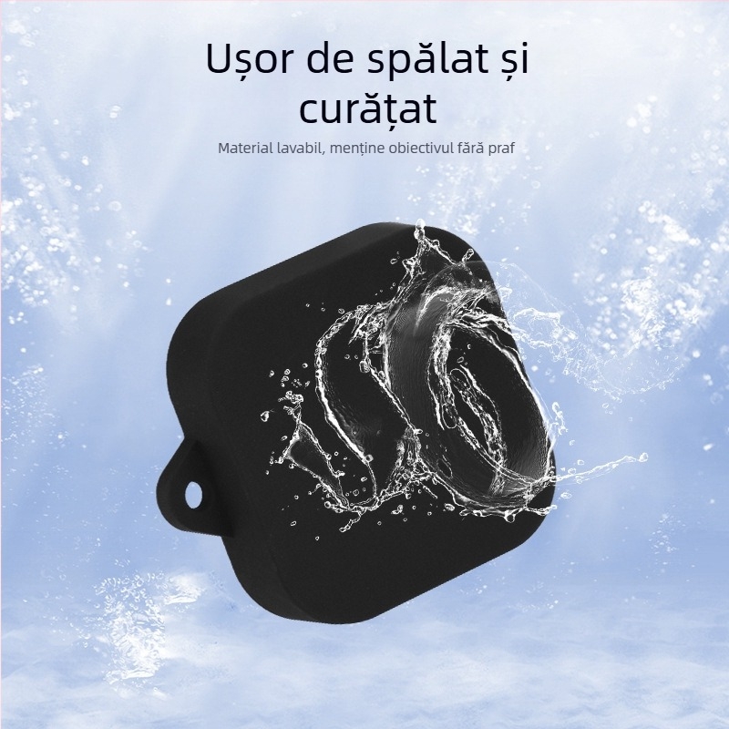 Capac de obiectiv din silicon pentru Insta360 Ace Pro/2 – protecție împotriva prafului