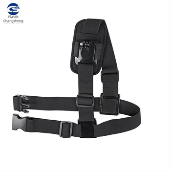 Prindere universală pentru camere de acțiune – Suport pentru piept, compatibil GoPro și alte camere, curea din nailon cu părți din plastic