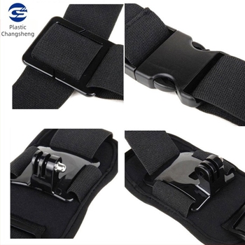 Prindere universală pentru camere de acțiune – Suport pentru piept, compatibil GoPro și alte camere, curea din nailon cu părți din plastic