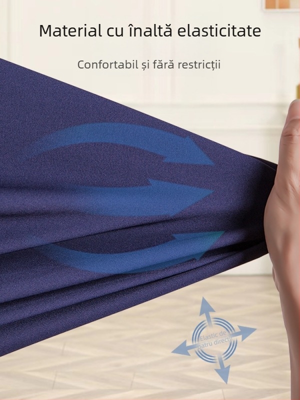 Set medical din două piese pentru clinici veterinare și stomatologice, top cu mânecă scurtă și decolteu în V și pantaloni, materiale care elimină umezeala, țesătură cu elasticitate în patru direcții, 90–95% fibre de celuloză regenerată