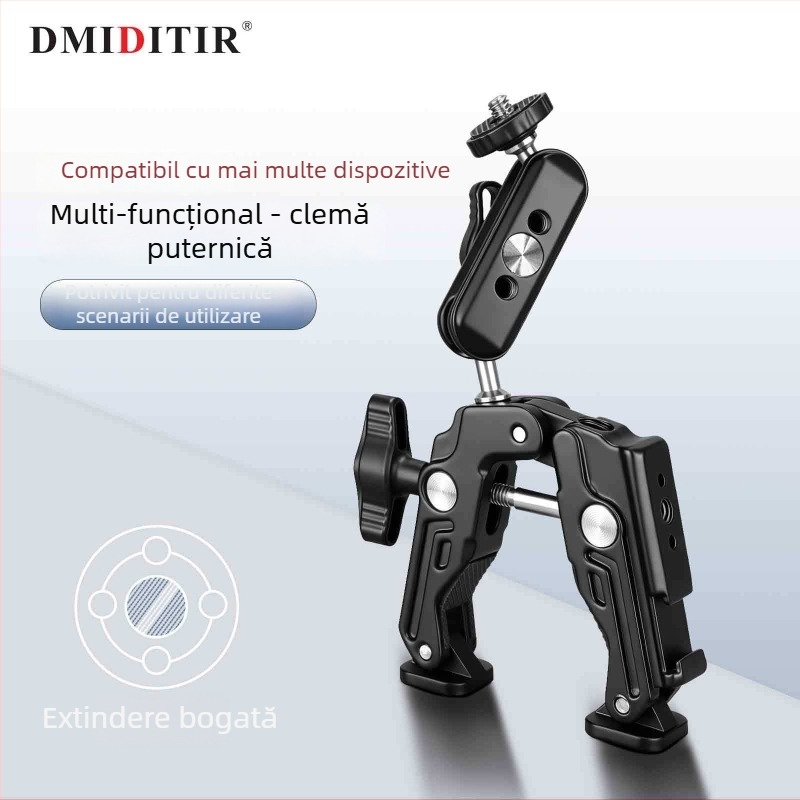 Clema puternică din aliaj de aluminiu pentru suporturi universale pentru cameră, model Cm-17b, imprimare logo disponibilă