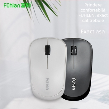 Set wireless Fuhlen A120G – tastatură și mouse, interfețe USB, 1000 DPI, ergonomic, potrivit pentru laptopuri și desktopuri