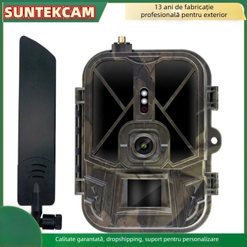 Cameră de vânătoare outdoor 4K, 4G, baterie Li înlocuibilă, stocare în cloud cu streaming live, 120 MP