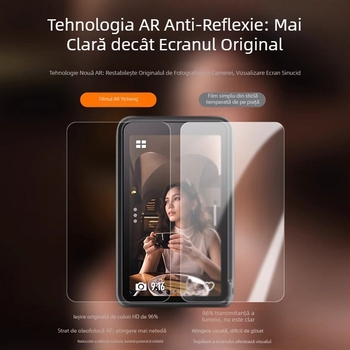 Sincerity pentru DJI Pocket 3 AR – film protector anti-reflex de înaltă definiție pentru ecran și obiectiv, origine Dongguan, tratament de suprafață