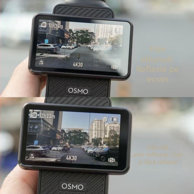 Sincerity pentru DJI Pocket 3 AR – film protector anti-reflex de înaltă definiție pentru ecran și obiectiv, origine Dongguan, tratament de suprafață
