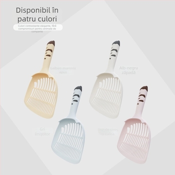 Lopată pentru nisip de pisică – Material PP; Potrivită pentru pisici; Fără marcă; Fără import; Nu este cadou