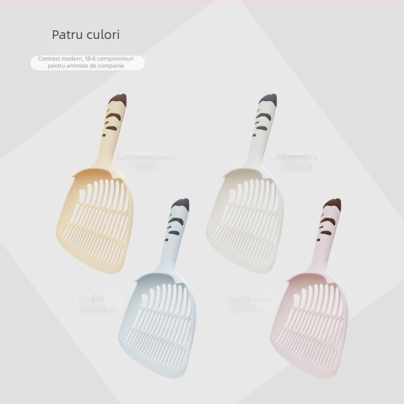 Lopată pentru nisip de pisică – Material PP; Potrivită pentru pisici; Fără marcă; Fără import; Nu este cadou