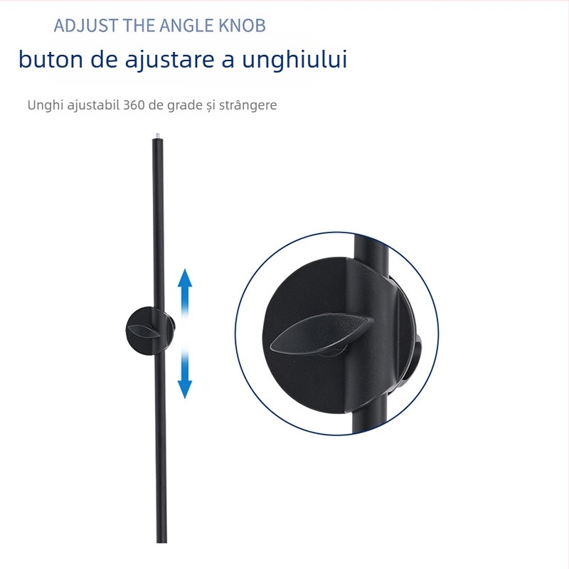 Rich Extensie multifuncțională cu braț transversal pentru microfon și telefon, reglabilă, din metal/plastic