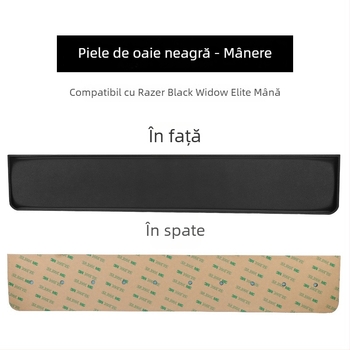 Suport pentru încheietura mâinii pentru tastatură Razer Black Widow Spider Elite Edition – piele, pentru gaming, 104 taste, ușor de curățat