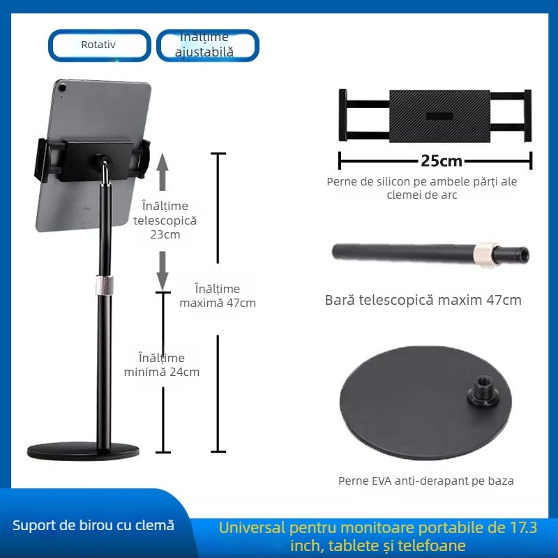 Stativ pentru filmări de sus, construcție metalică, stil IP, certificat 3C (Certificat 3C: 2025180706064907)