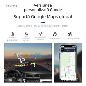 Afișaj HUD LCD montat pe bord cu Bluetooth fără fir