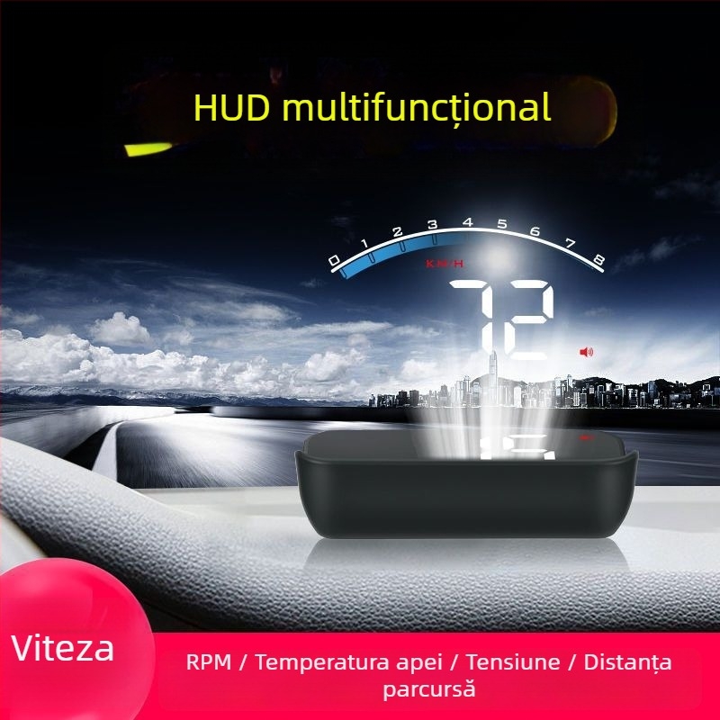 Afișaj HUD LCD montat pe bord cu Bluetooth fără fir