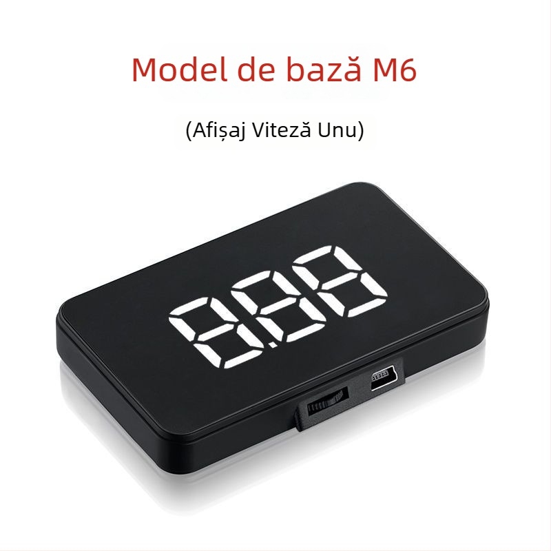 Afișaj HUD pentru mașină cu OBD multifuncțional, viteză și temperatură a apei, proiecție din sticlă, calitate HD