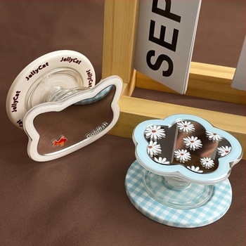 Lazy Bracket pentru telefoane, universal, suport magnetic cu airbag, din plastic, stativ de birou