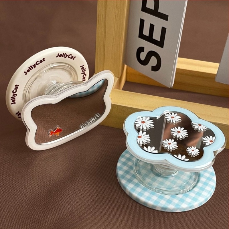 Lazy Bracket pentru telefoane, universal, suport magnetic cu airbag, din plastic, stativ de birou