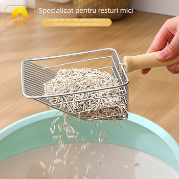 Lopată pentru nisip de pisici, metalică, pentru pisici, marcă xlin (Material: Metal; Potrivit pentru: Pisici; Importat: Nu; Brand: xlin)