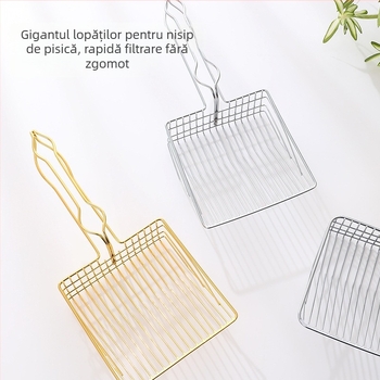 Lopată pentru nisip de pisici, metalică, pentru pisici, marcă xlin (Material: Metal; Potrivit pentru: Pisici; Importat: Nu; Brand: xlin)