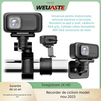 MT100 Cameră sport pentru motocicletă / outdoor, unghi de vizionare 170°, 3MP, memorie până la 128GB, rezistentă la apă