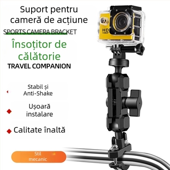 Suport auto pentru camere — universal, aliaj de aluminiu, model 1002 (Tip: suport auto; Material: aliaj de aluminiu; Model: 1002; Compatibil: universal)