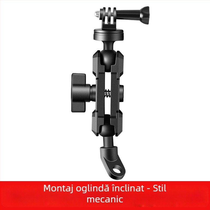 Suport auto pentru camere — universal, aliaj de aluminiu, model 1002 (Tip: suport auto; Material: aliaj de aluminiu; Model: 1002; Compatibil: universal)