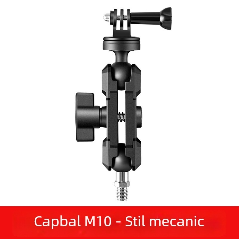 Suport auto pentru camere — universal, aliaj de aluminiu, model 1002 (Tip: suport auto; Material: aliaj de aluminiu; Model: 1002; Compatibil: universal)