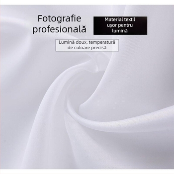 Fundal alb din poliester pentru fotografie – pânză translucentă cu motiv fluturi pentru studio