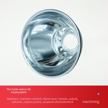 Abajur din aluminiu pentru bliț de studio – corp rotativ presat, finisaj cu reflexie înaltă, interfață bayonet, Hangyue