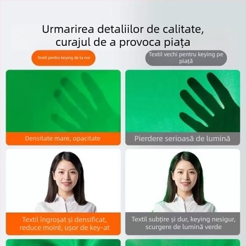 Pânză de fundal verde pentru fotografierea produselor — Brand Light and shadow; Tip: Pânză de fundal; Scopuri: Fotografie de produs; Material: Alt; Greutate: Alt kg