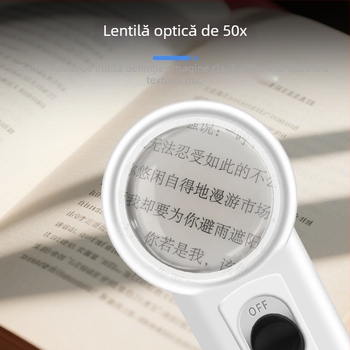 Lupă de mână cu LED pentru întreținere electronică – mărire înaltă definiție pentru repararea IC-urilor și a plăcilor de bază