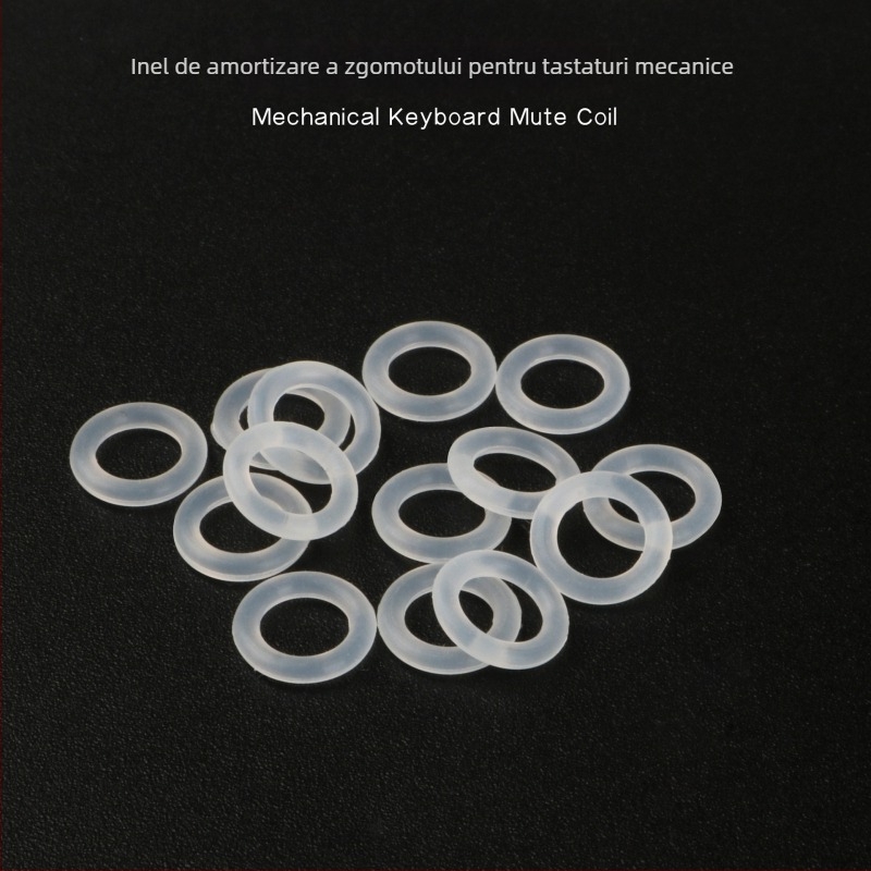 Inel de amortizare pentru tastatură mecanică cu amortizor din cauciuc siliconic pentru G710 (cauciuc siliconic, amortizator, reducerea zgomotului)