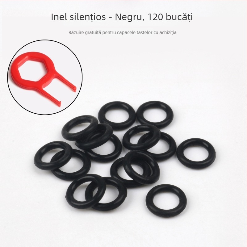 Inel de amortizare pentru tastatură mecanică cu amortizor din cauciuc siliconic pentru G710 (cauciuc siliconic, amortizator, reducerea zgomotului)