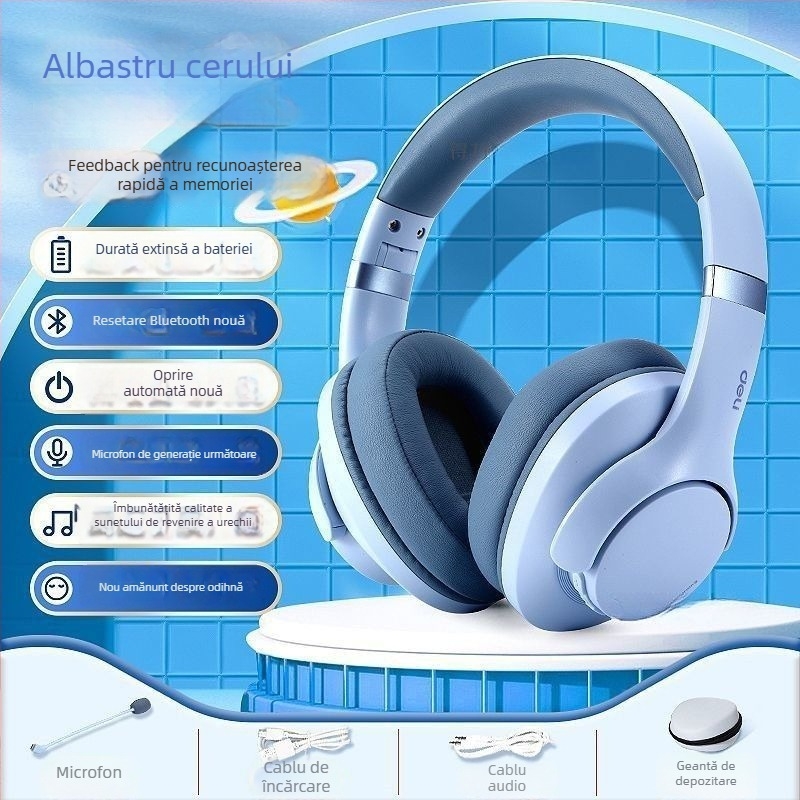 Căști wireless pentru copii – Model Deli LT650, Marcă Effective, Greutate 1