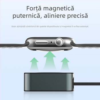 Dianyi Cablu magnetic Apple Watch pentru încărcare rapidă cu cablu telescopic – PD, 2A, 60W
