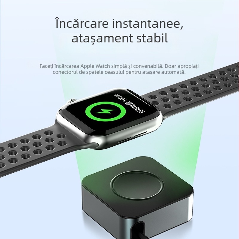 Dianyi Cablu magnetic Apple Watch pentru încărcare rapidă cu cablu telescopic – PD, 2A, 60W