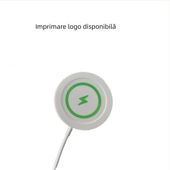 Încărcător wireless în suport 5W QS-YTD105 cu USB, indicator, logo personalizat