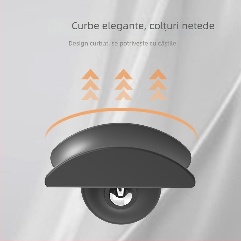 Suport pentru căști, model din plastic D3, compatibilitate universală, depozitare pe perete, 74g, personalizabil