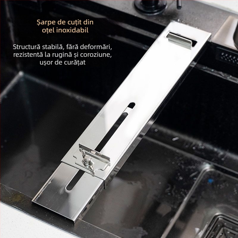 Suport pentru ascuțit cuțite pentru uz casnic, corp foarte gros, montaj reglabil la chiuvetă, unealtă de ascuțire rapidă