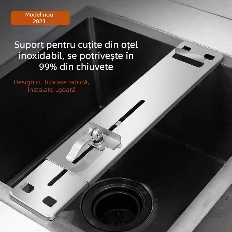 Suport pentru piatră de ascuțit, din aluminiu, reglabil și economisitor de efort, suport de bucătărie în stil modern (lansare 2025)